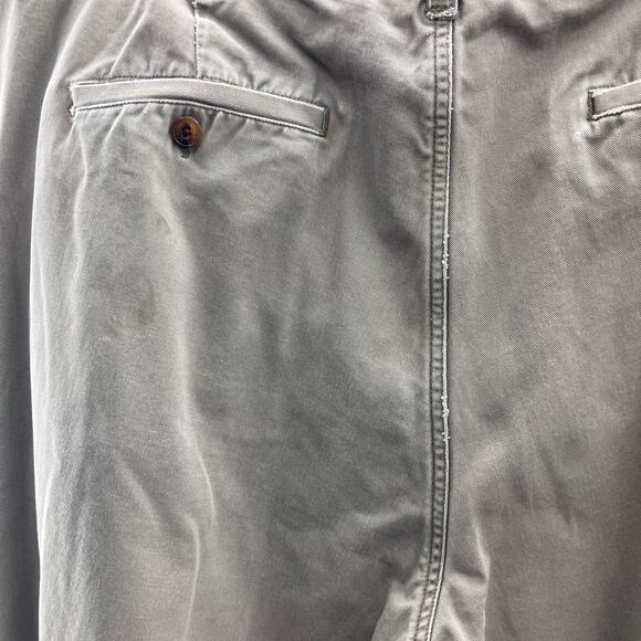 Cabela's Khaki Tan Red Plaid Flannel Lined Pocket Zip Hunting Outdoor Pants READ - Picture 14 of 14